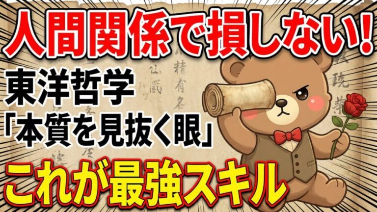 【東洋哲学】利益ばかり追う人は自滅する