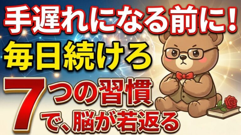 【認知症予防】手遅れ前にやる習慣7選