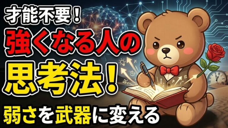 【強くなる条件】強くなれる人の思考法